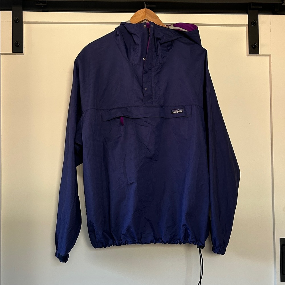 Vintage purple Patagonia Anorak pullover windbreaker jacket